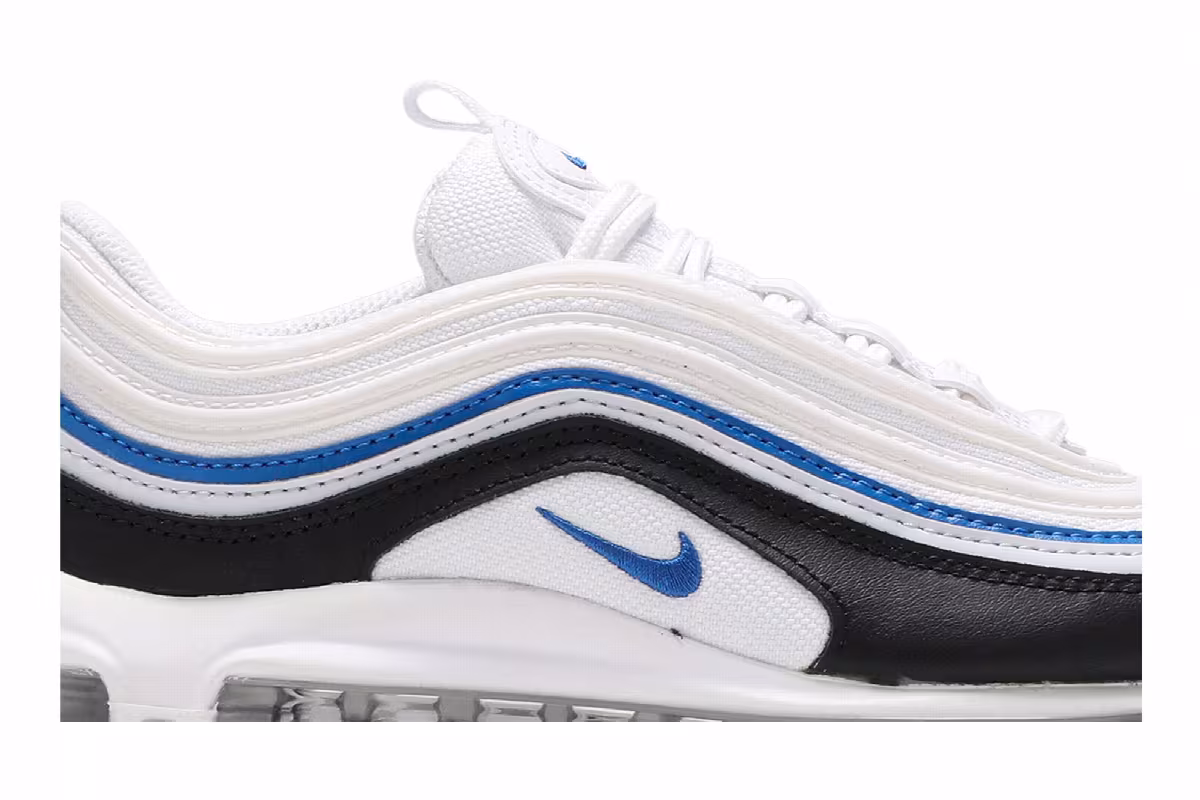 Nike Air Max 97 GS White Signal Blue, view 3