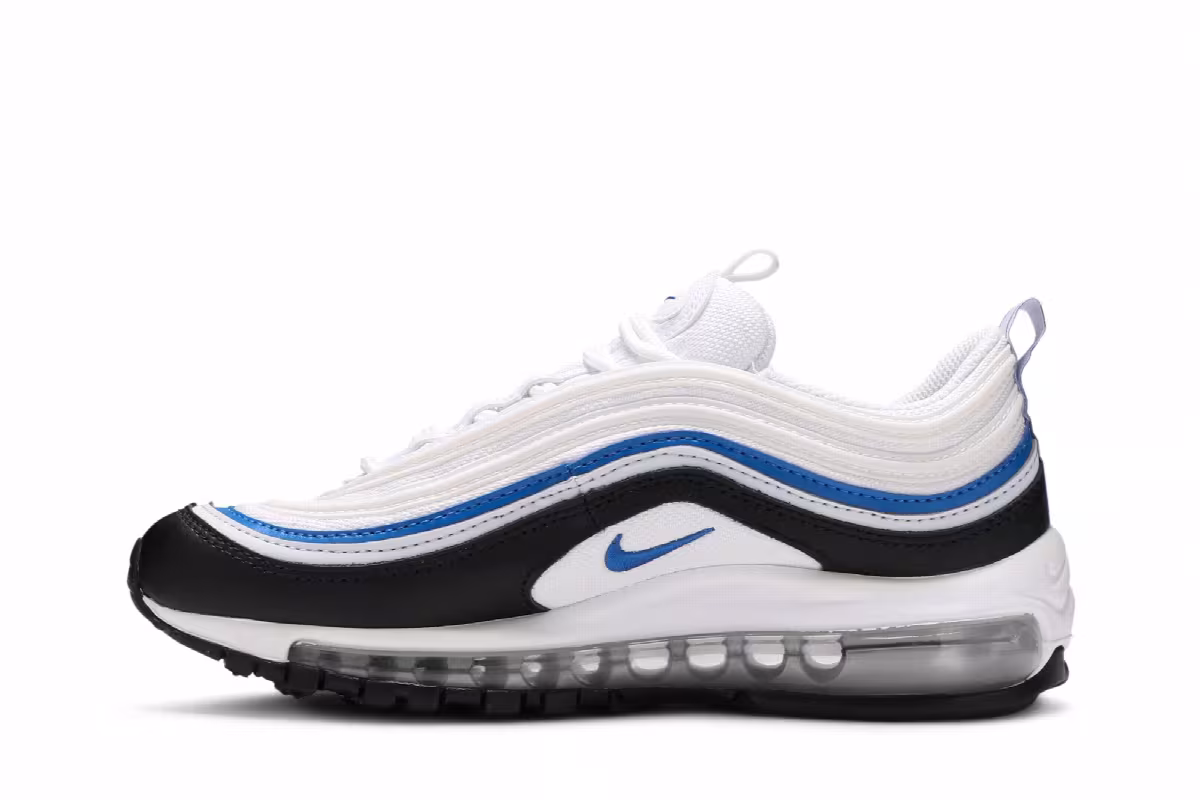 Nike Air Max 97 GS White Signal Blue, view 4