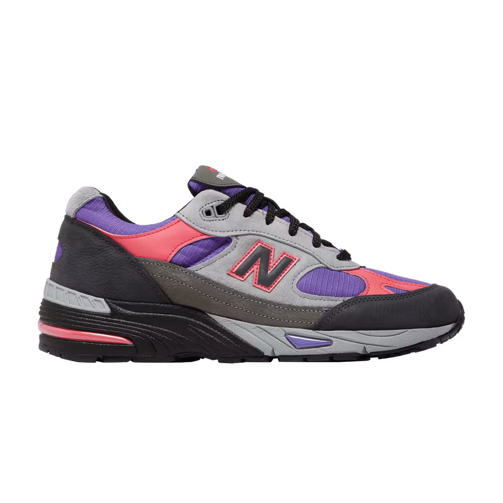Palace x New Balance 991 Made in England Black Ultra Violet