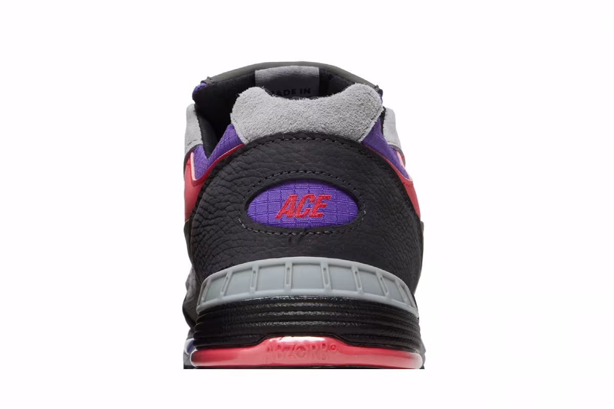 Palace x New Balance 991 Made in England Black Ultra Violet, view 8