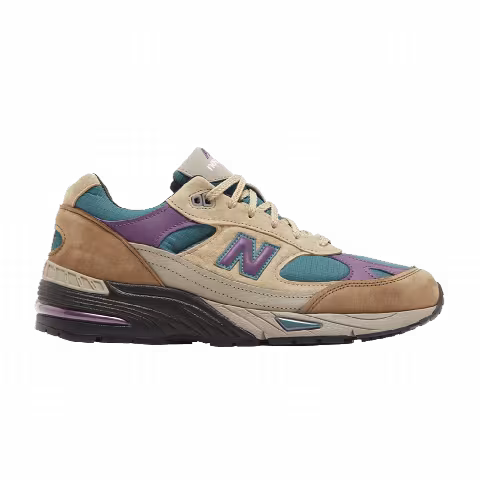 Palace x New Balance 991 Made in England 'Taos Taupe Grape'