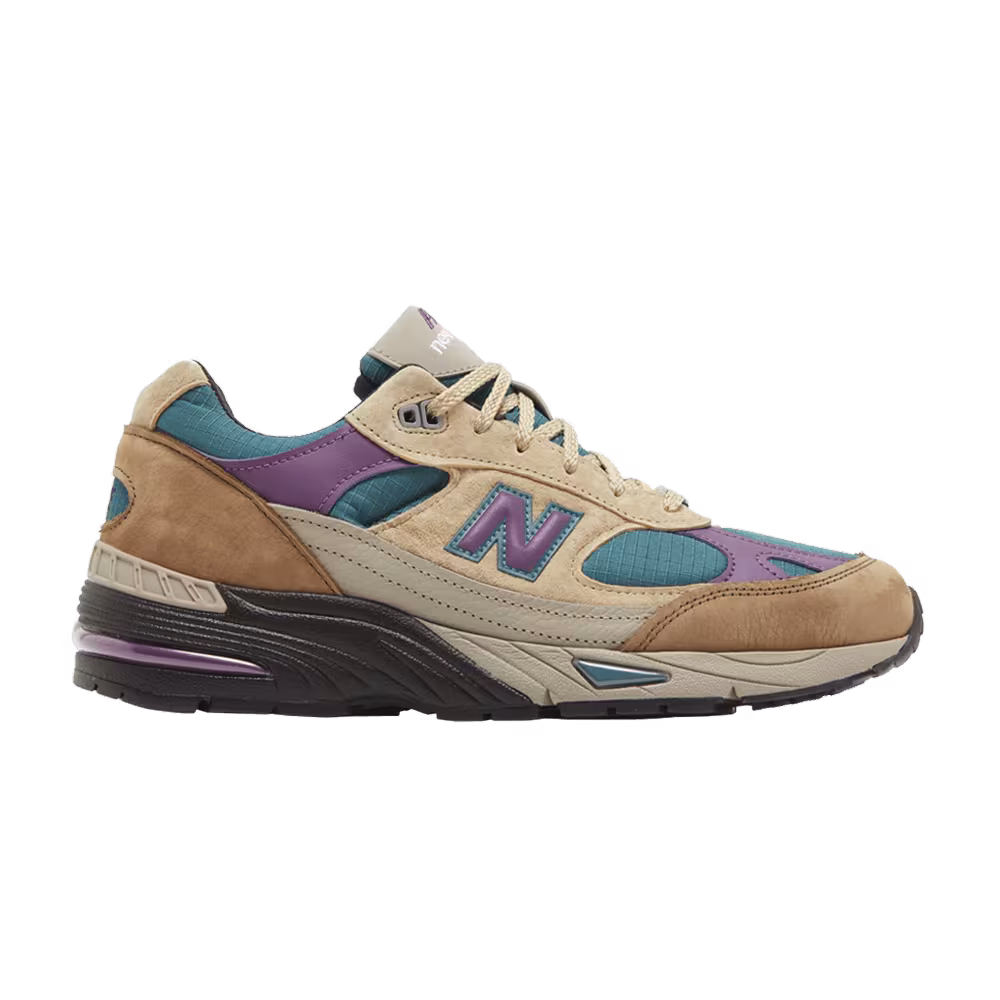 Palace x New Balance 991 Made in England Taos Taupe Grape