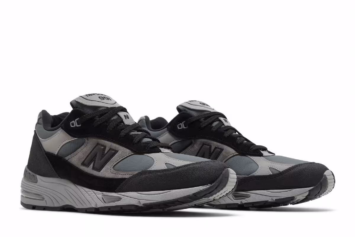 New Balance 991 Made in England Urban Winter Pack - Black, view 9