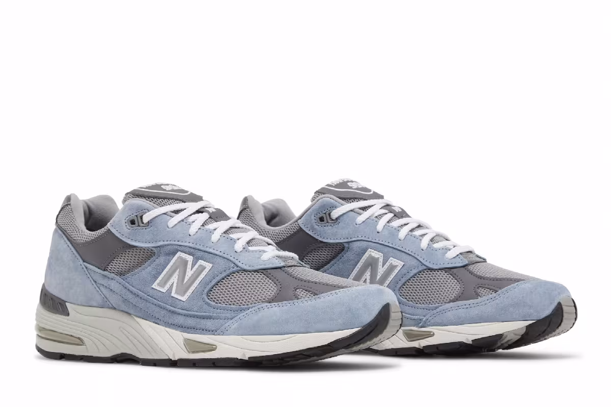 New Balance 991 Made in England Dusty Blue, view 9