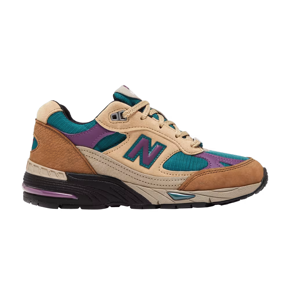 New Balance Palace x Women's 991 Made in England Taos Taupe Grape