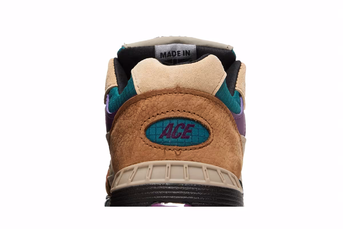 New Balance Palace x Women's 991 Made in England Taos Taupe Grape, view 8