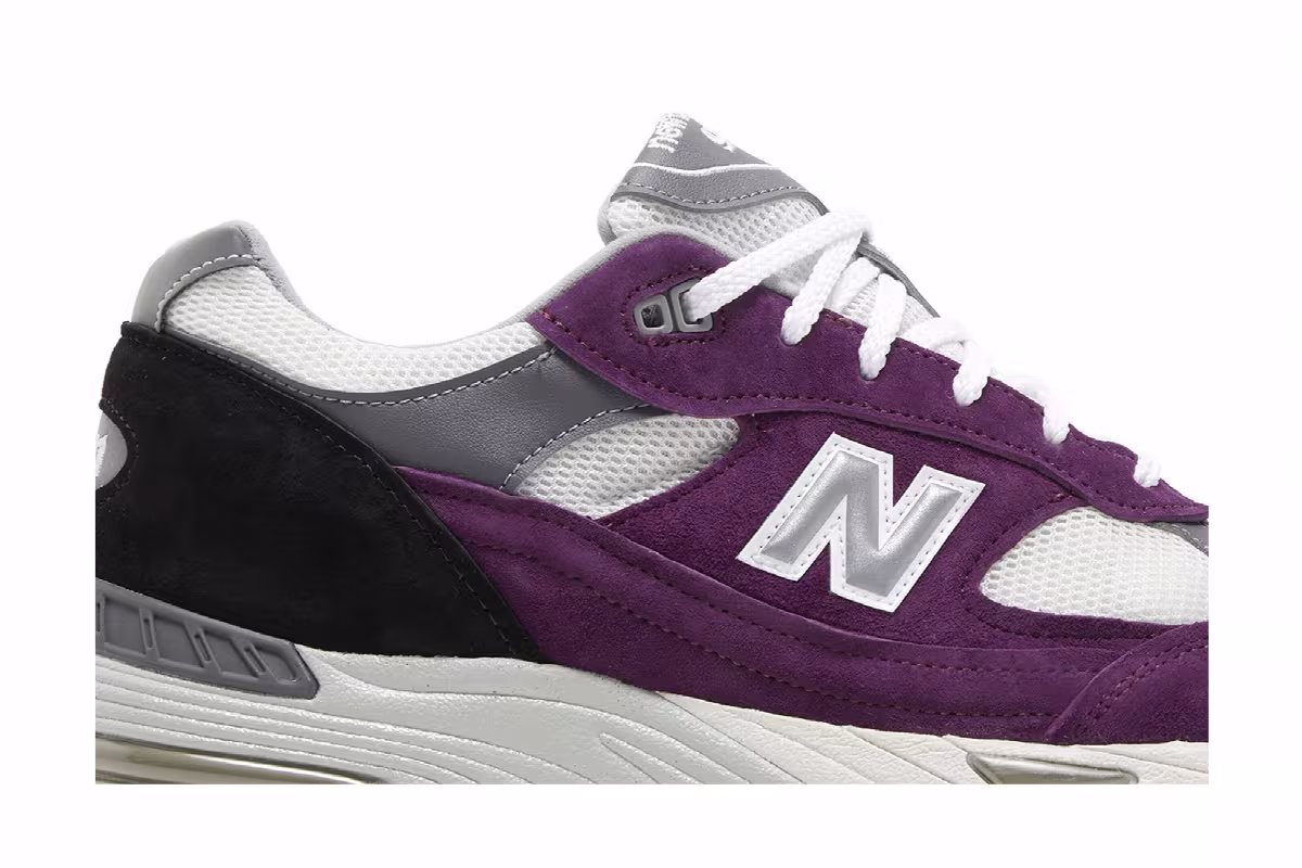 New Balance 991 Made in England Grape Juice, view 3