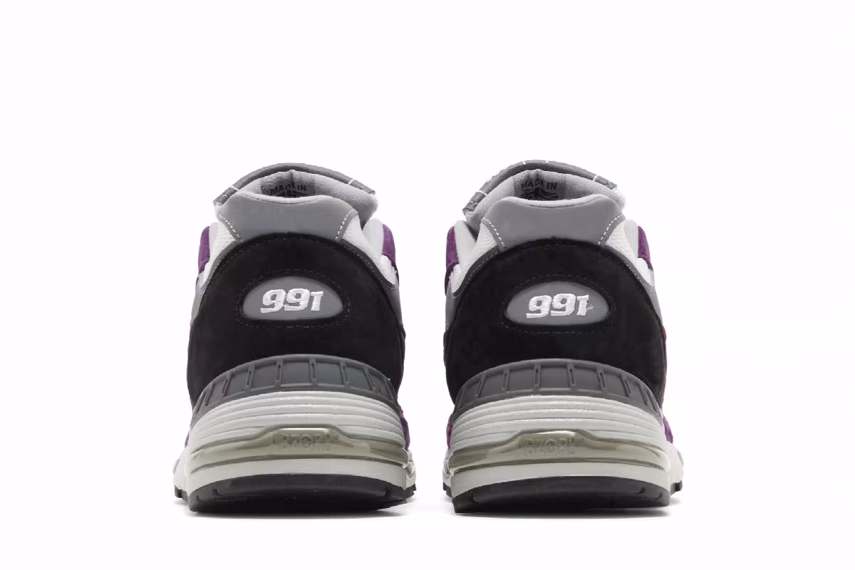 New Balance 991 Made in England Grape Juice, view 7