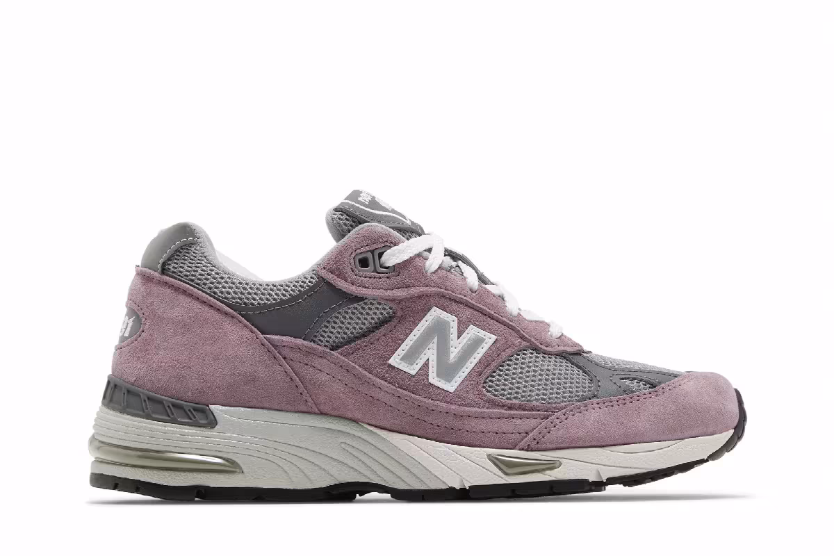 New Balance Women's 991v1 Made in England Wistful Mauve, view 2