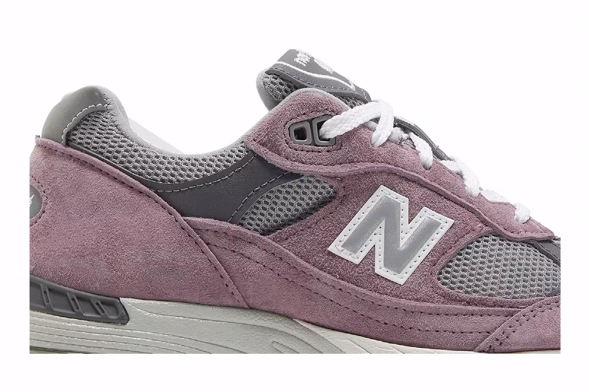 New Balance Women's 991v1 Made in England Wistful Mauve, view 3