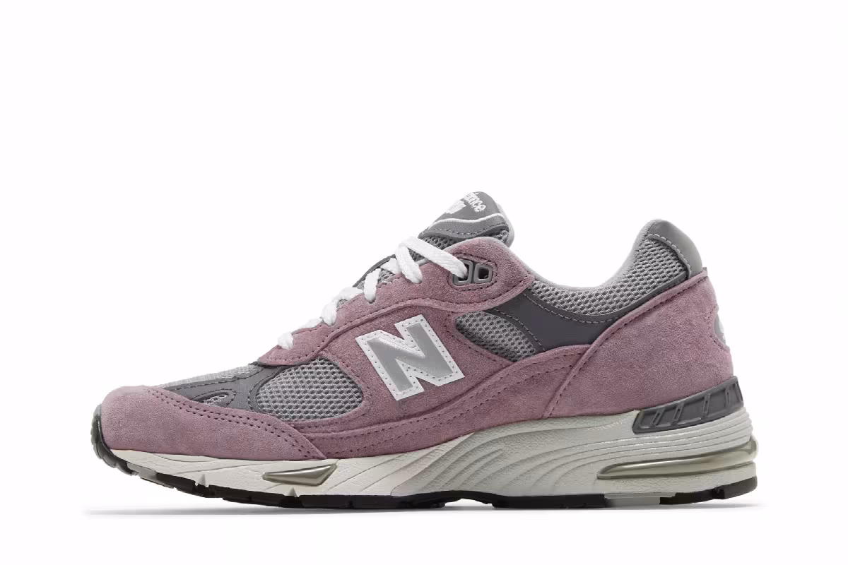 New Balance Women's 991v1 Made in England Wistful Mauve, view 4