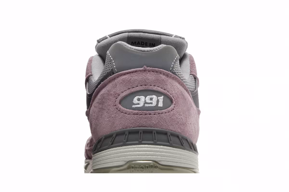 New Balance Women's 991v1 Made in England Wistful Mauve, view 8
