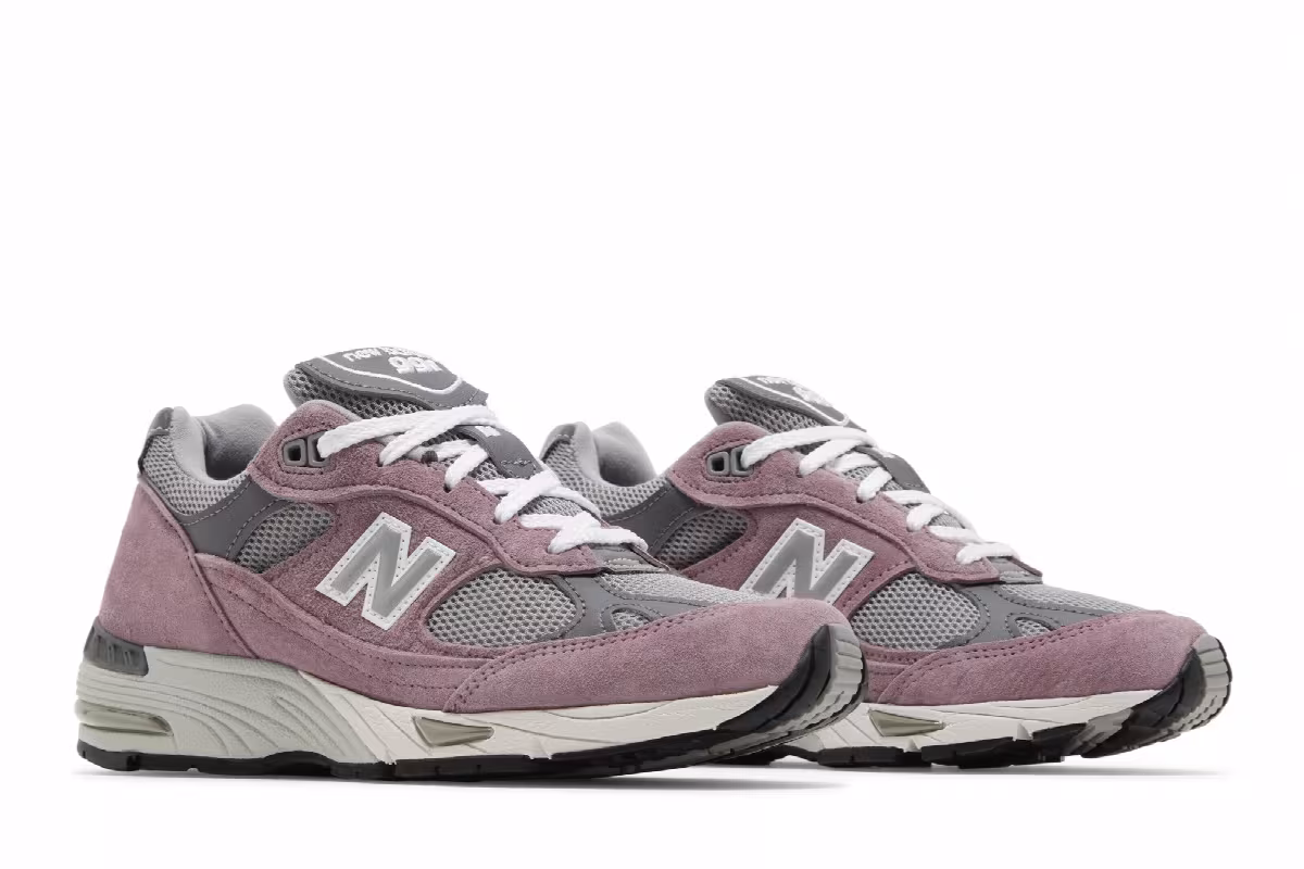 New Balance Women's 991v1 Made in England Wistful Mauve, view 9