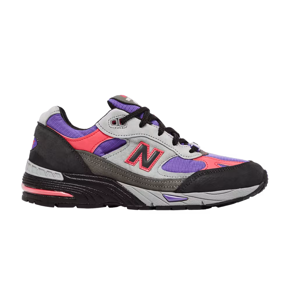 New Balance Palace x Women's 991 Made in England Black Ultra Violet
