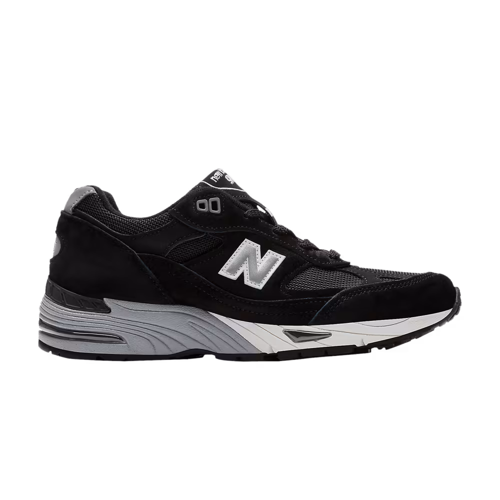 New Balance Women's 991 Made in England Black Silver