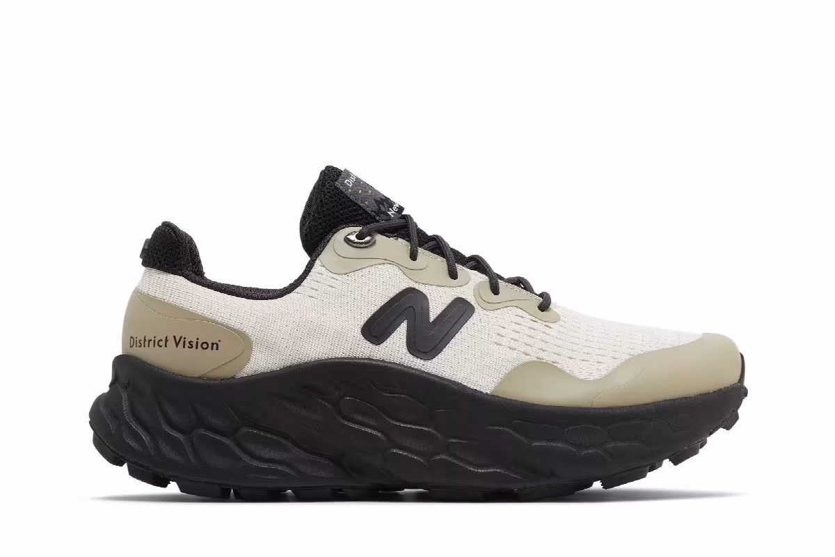 District Vision x New Balance Fresh Foam X More Trail v3 Jet Stream Taupe, view 2