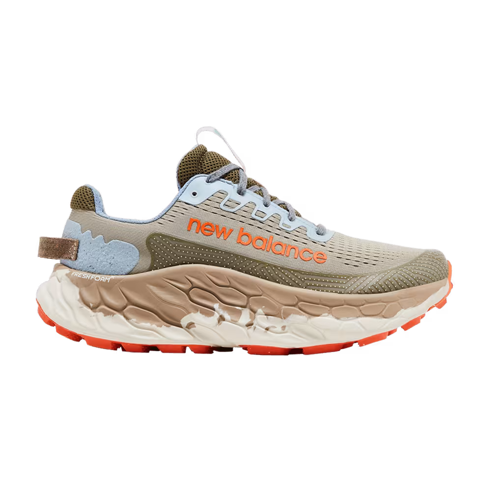 New Balance Fresh Foam X More Trail v3 Fatigue Green Poppy