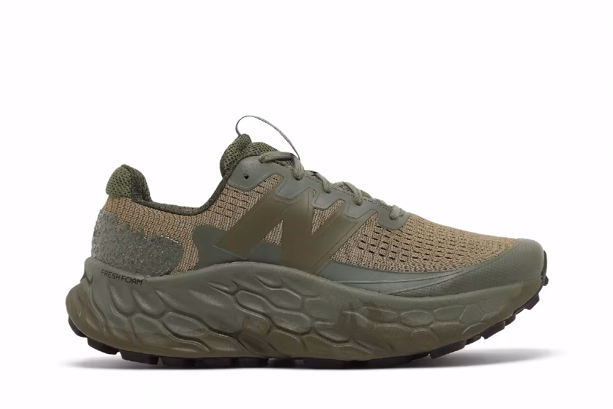 Tokyo Design Studio x New Balance Fresh Foam X More Trail v3 Light Army Green, view 2