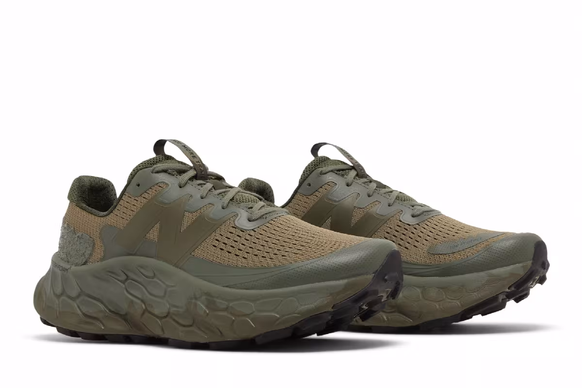 Tokyo Design Studio x New Balance Fresh Foam X More Trail v3 Light Army Green, view 9