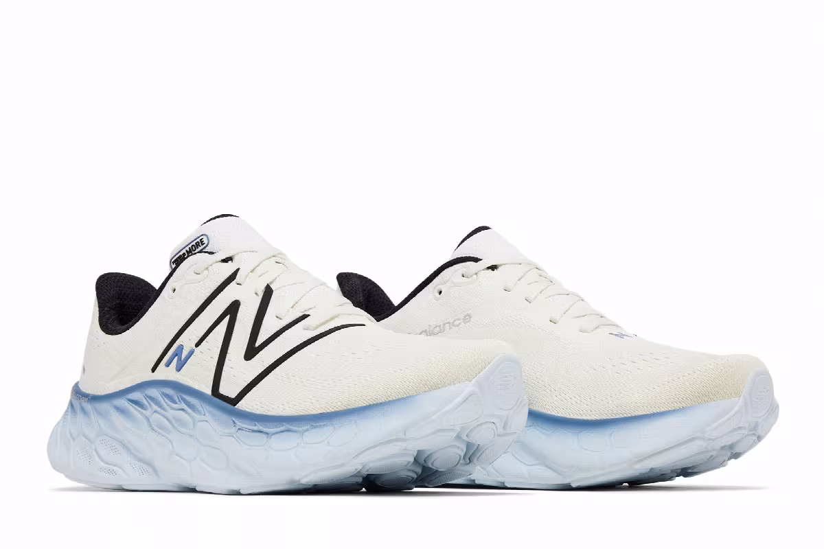 New Balance Fresh Foam X More v4 Sea Salt Ice Blue, view 9