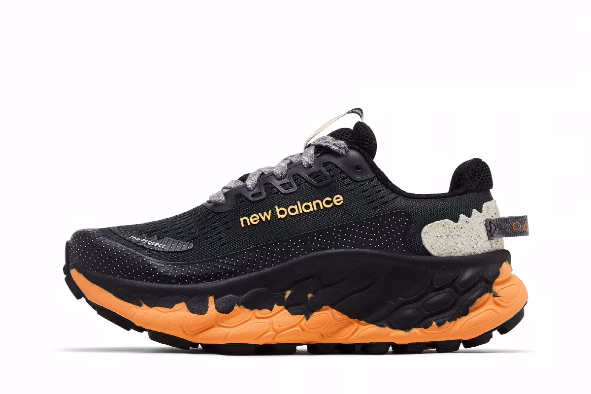 New Balance Women's Fresh Foam X More Trail v3 Wide Blacktop Daydream, view 4