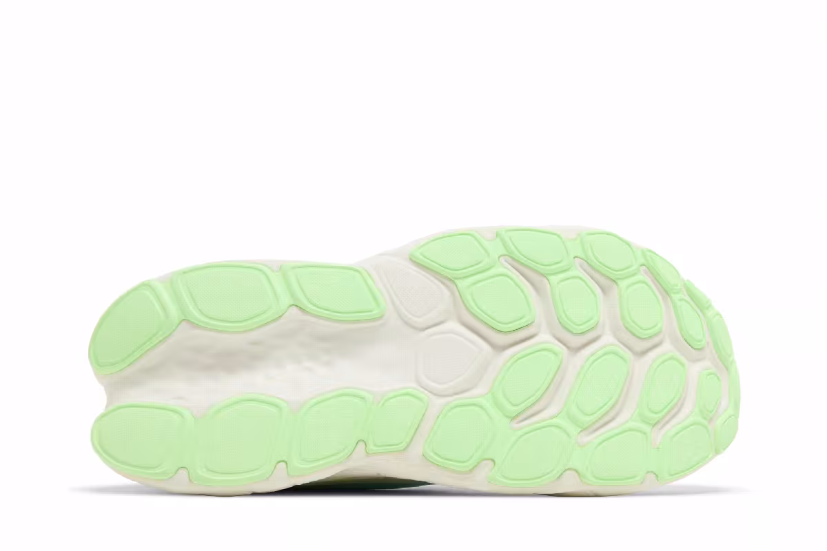 New Balance Women's Fresh Foam X More v4 Wide Blue Green Aura, view 5