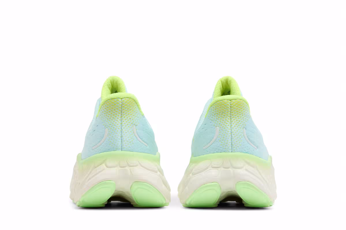 New Balance Women's Fresh Foam X More v4 Wide Blue Green Aura, view 7