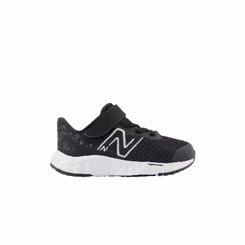 New Balance Fresh Foam Arishi v4 Bungee Lace Top Strap Toddler 'Black Silver Metallic'