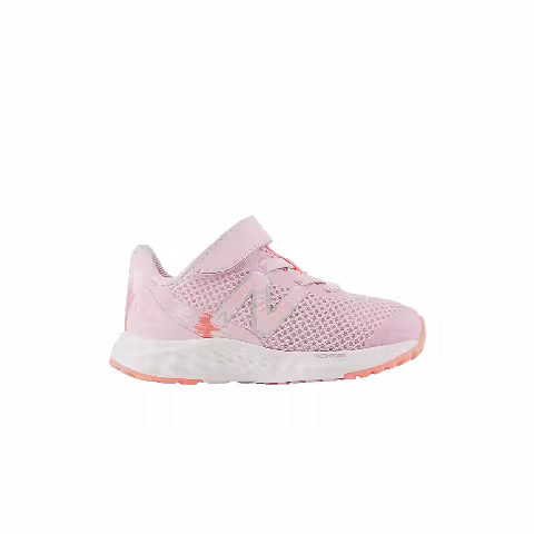 New Balance Fresh Foam Arishi v4 Bungee Lace Top Strap Toddler X-Wide 'Raspberry Tie-Dye'