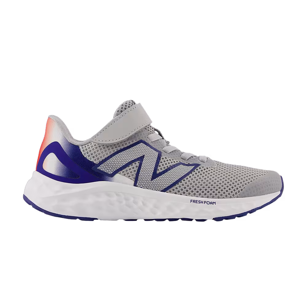 New Balance Fresh Foam Arishi v4 Little Kid Wide Grey Navy