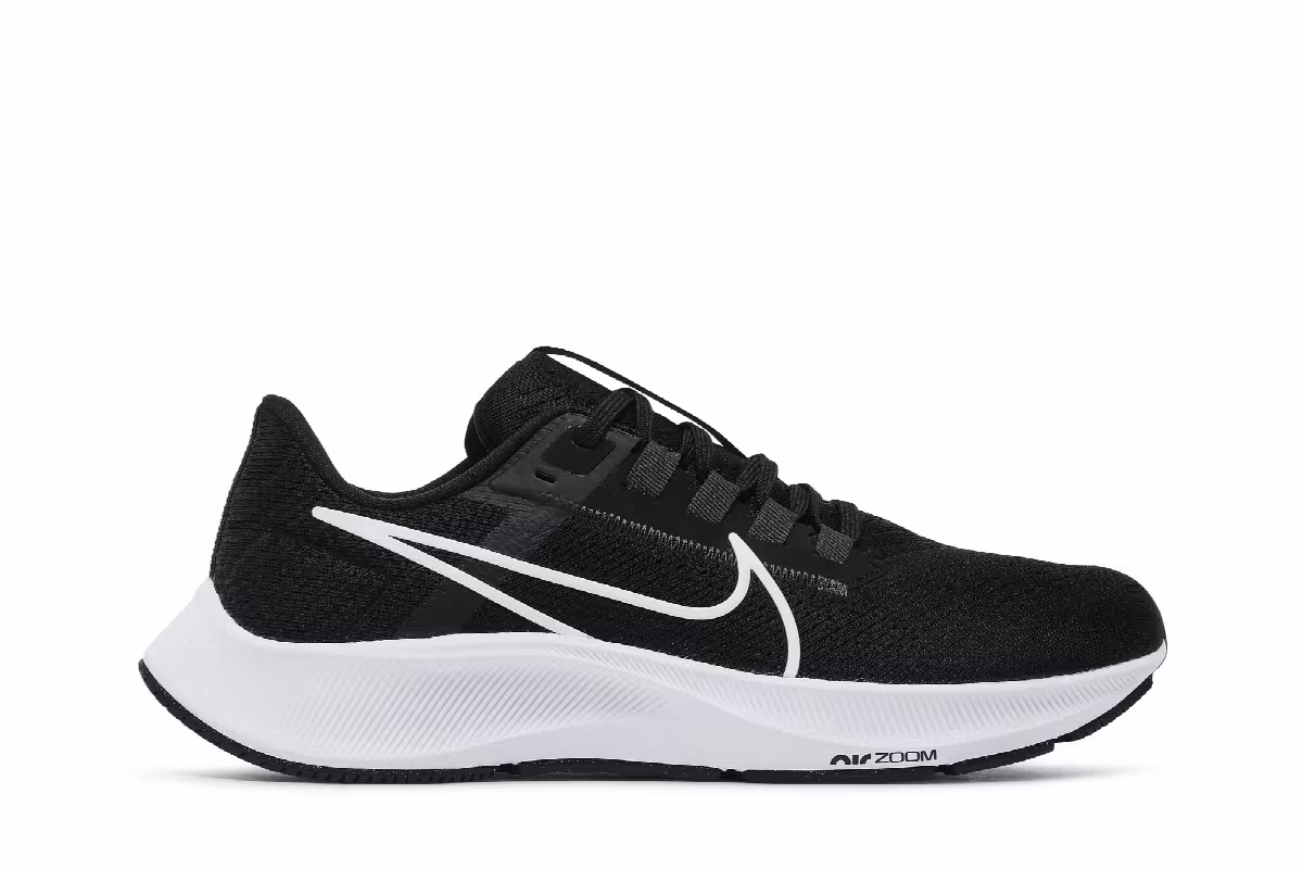 Nike Air Zoom Pegasus 38 Black White, view 2