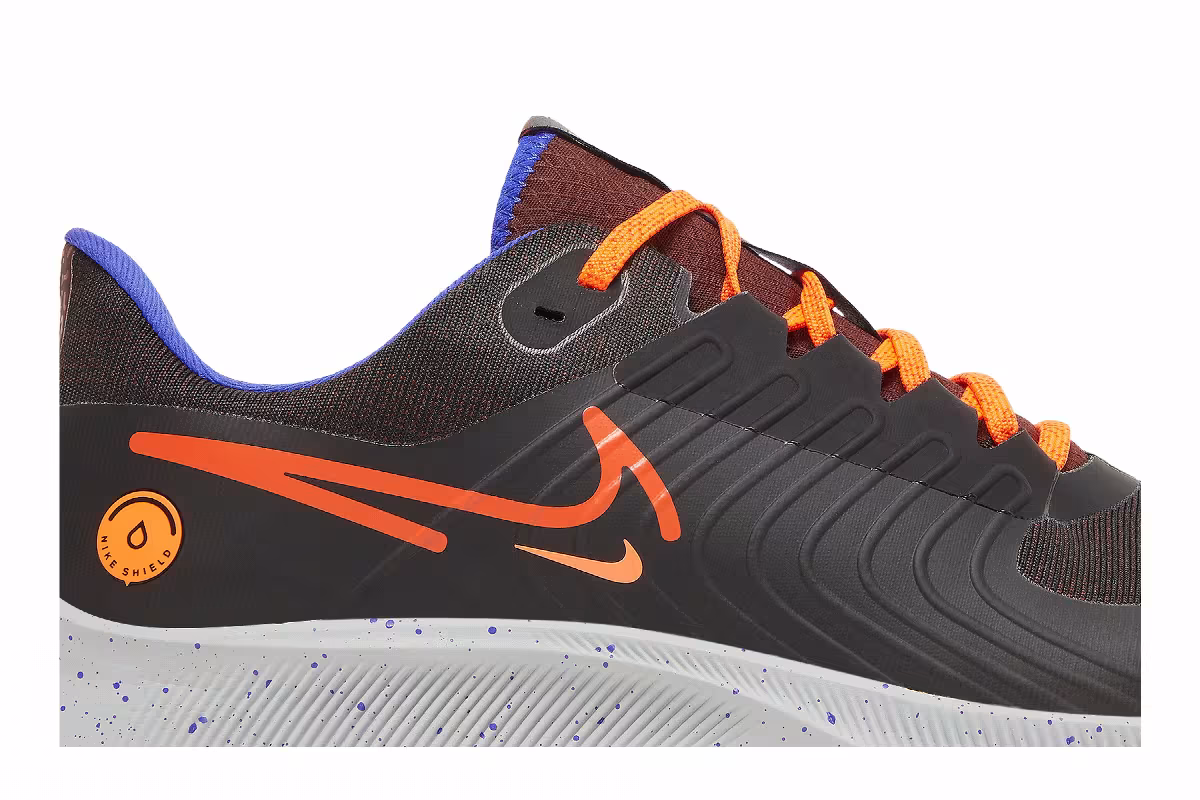 Nike Air Zoom Pegasus 38 Shield Black Total Orange, view 3