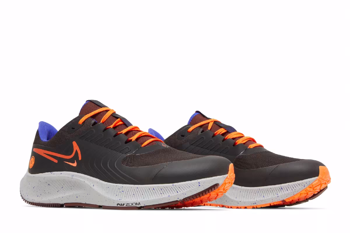 Nike Air Zoom Pegasus 38 Shield Black Total Orange, view 9