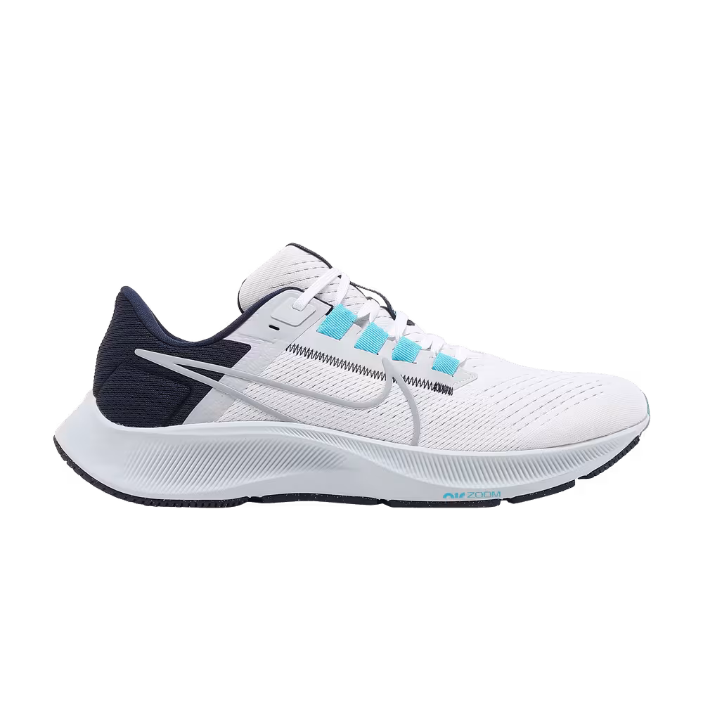 Nike Air Zoom Pegasus 38 White Midnight Navy