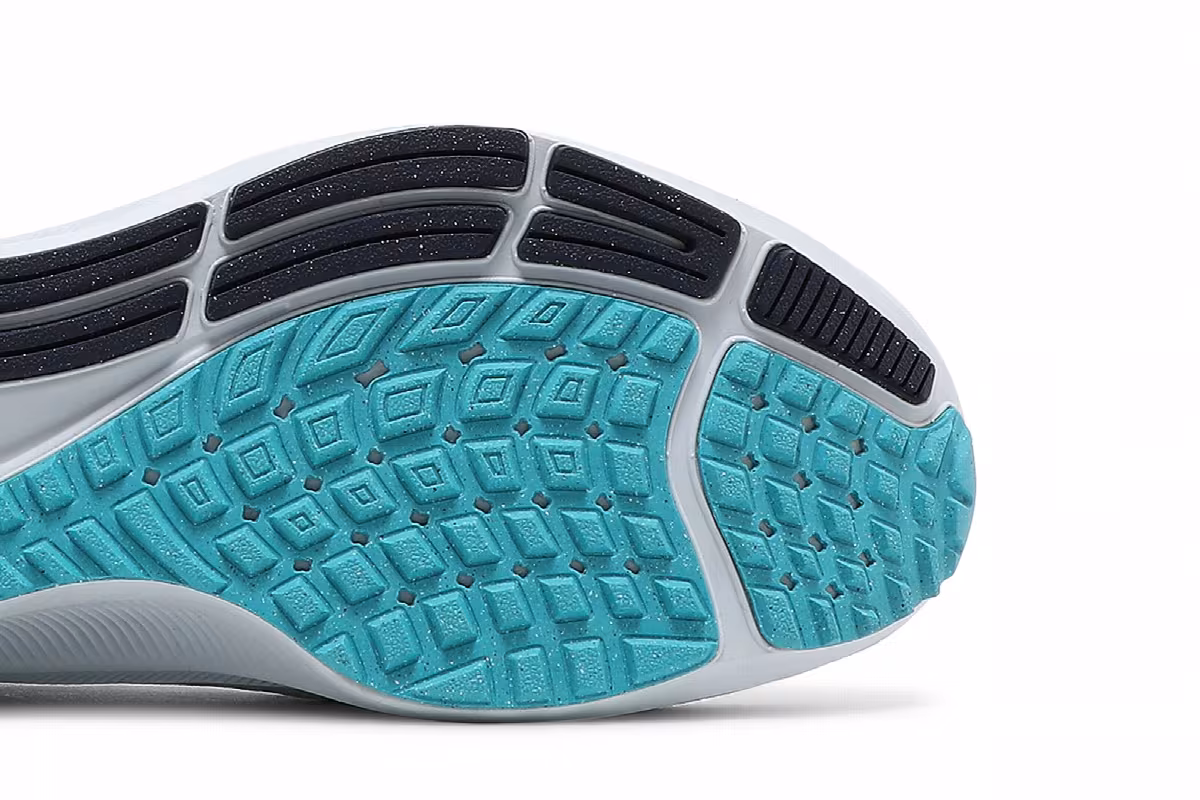 Nike Air Zoom Pegasus 38 White Midnight Navy, view 6