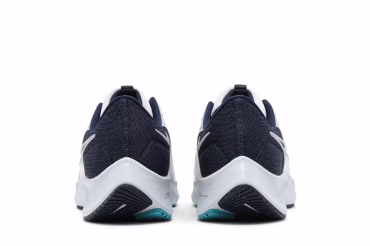 Nike Air Zoom Pegasus 38 White Midnight Navy, view 7