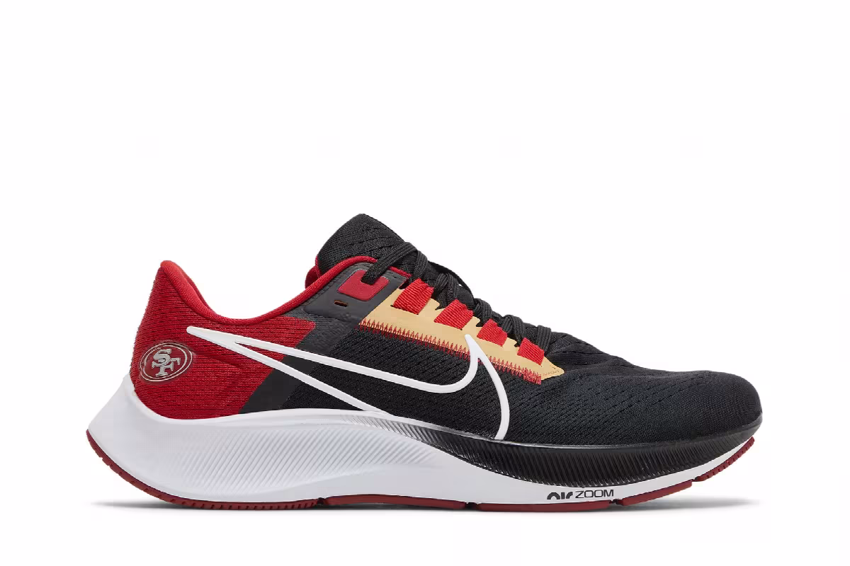 NFL x Nike Air Zoom Pegasus 38 San Francisco 49ers, view 2