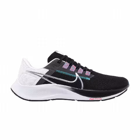 Nike Air Zoom Pegasus 38 'Black Metallic Silver'