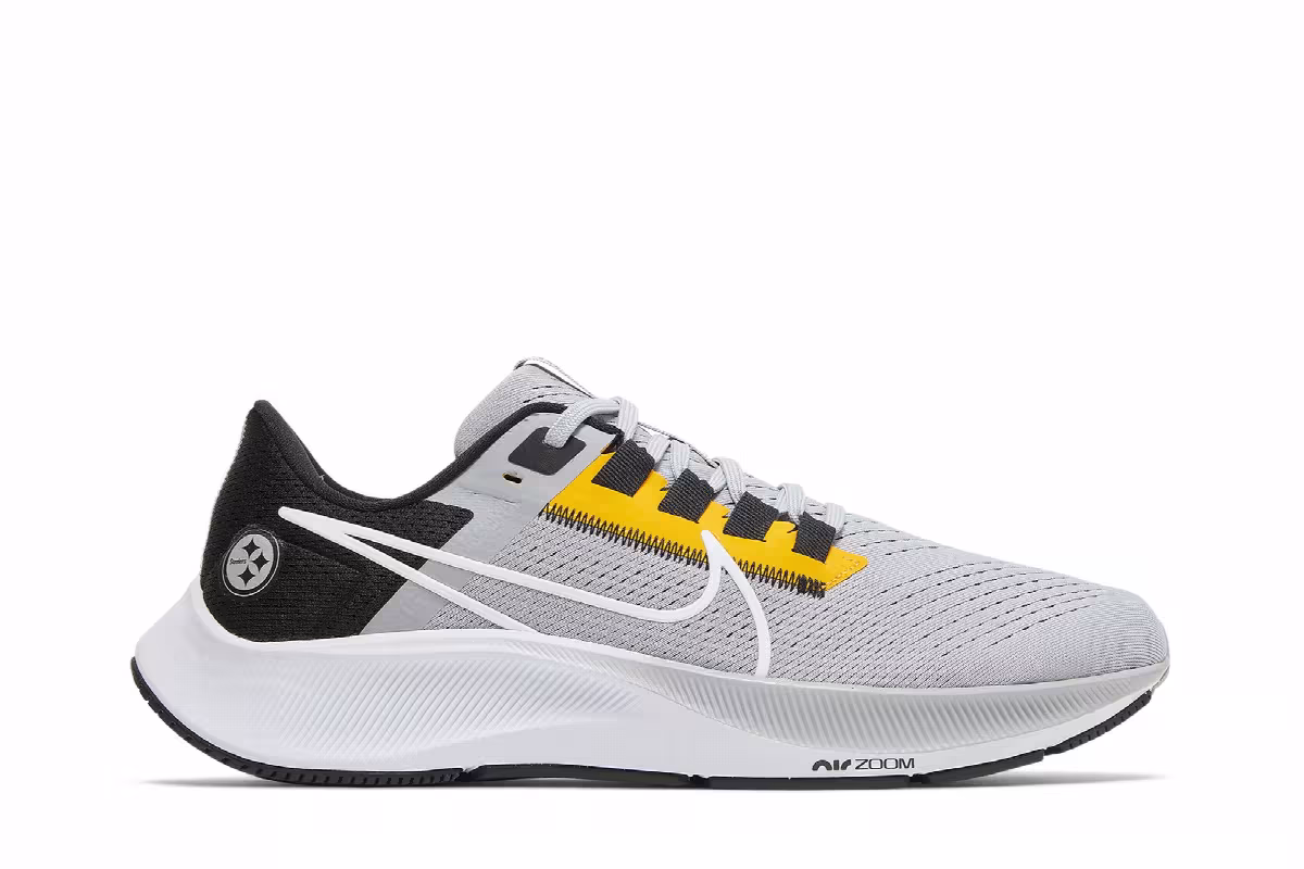 NFL x Nike Air Zoom Pegasus 38 Pittsburgh Steelers, view 2