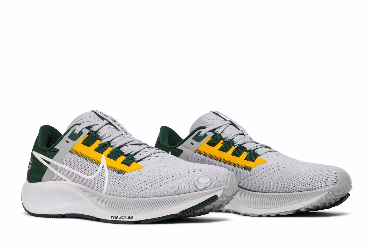 NFL x Nike Air Zoom Pegasus 38 Green Bay Packers, view 9