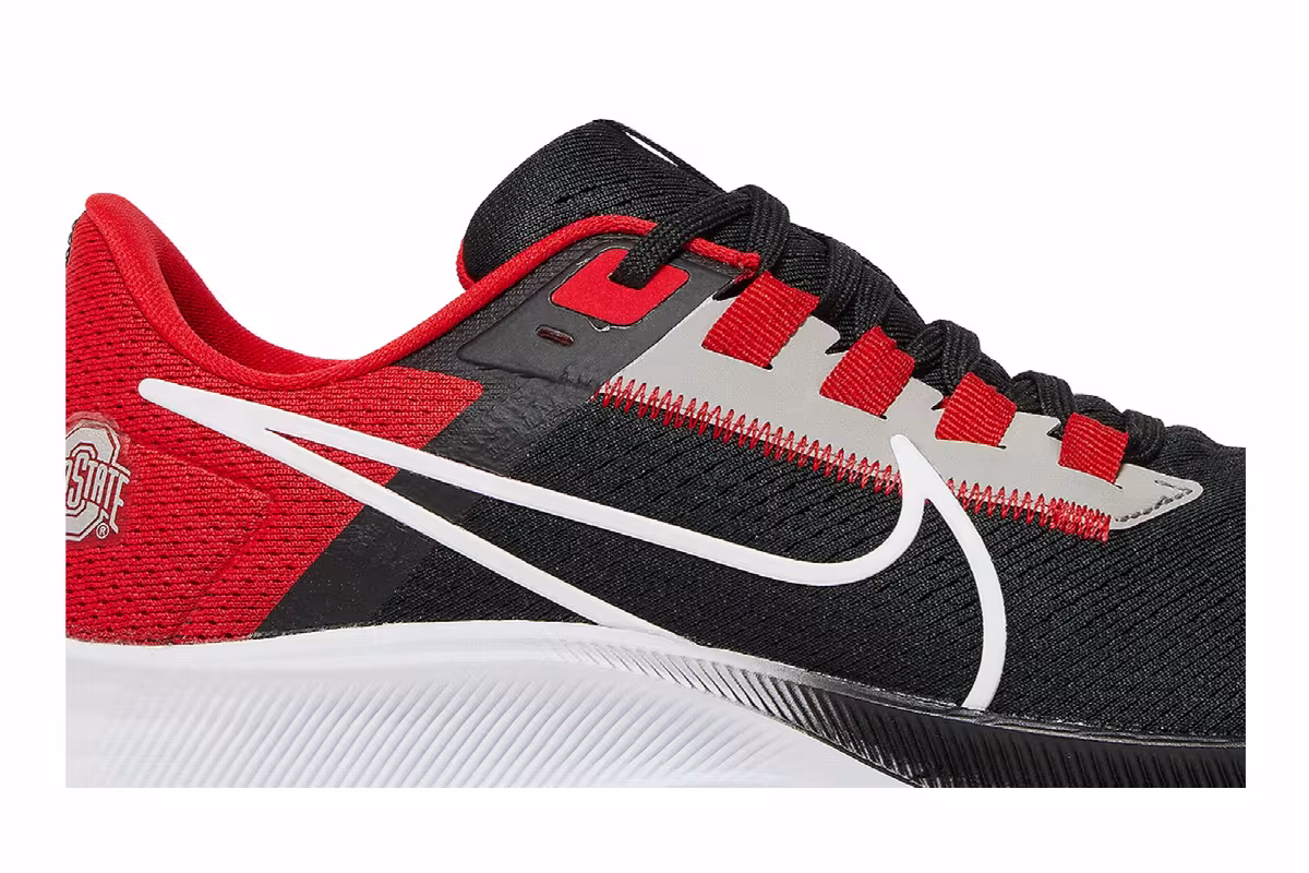 Nike Air Zoom Pegasus 38 Ohio State, view 3