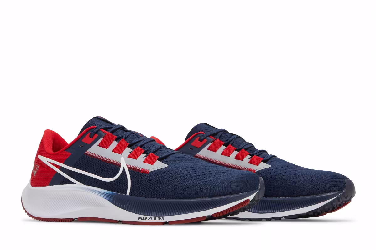 Nike NFL x Air Zoom Pegasus 38 New England Patriots, view 9