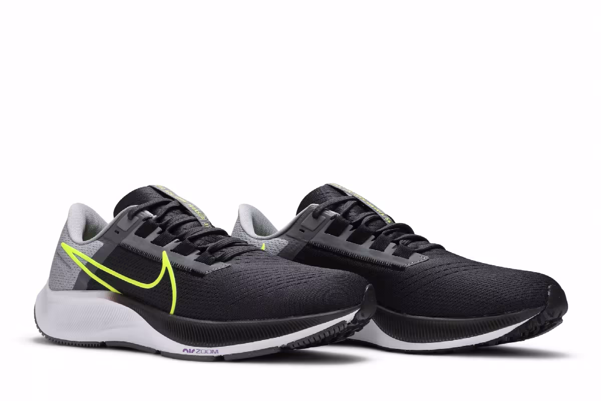 Nike Air Zoom Pegasus 38 Dark Smoke Grey Volt, view 9
