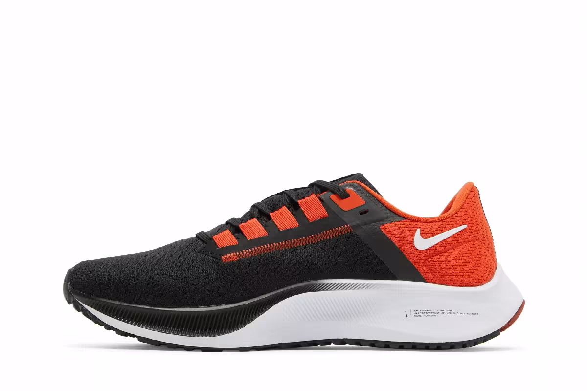NFL x Nike Air Zoom Pegasus 38 Cincinnati Bengals, view 4