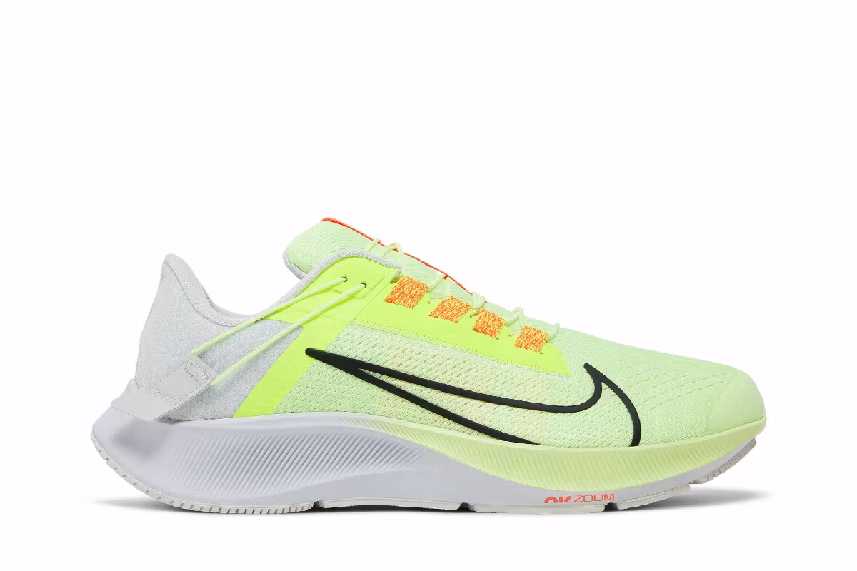 Nike Air Zoom Pegasus 38 FlyEase Extra Wide Barely Volt, view 2