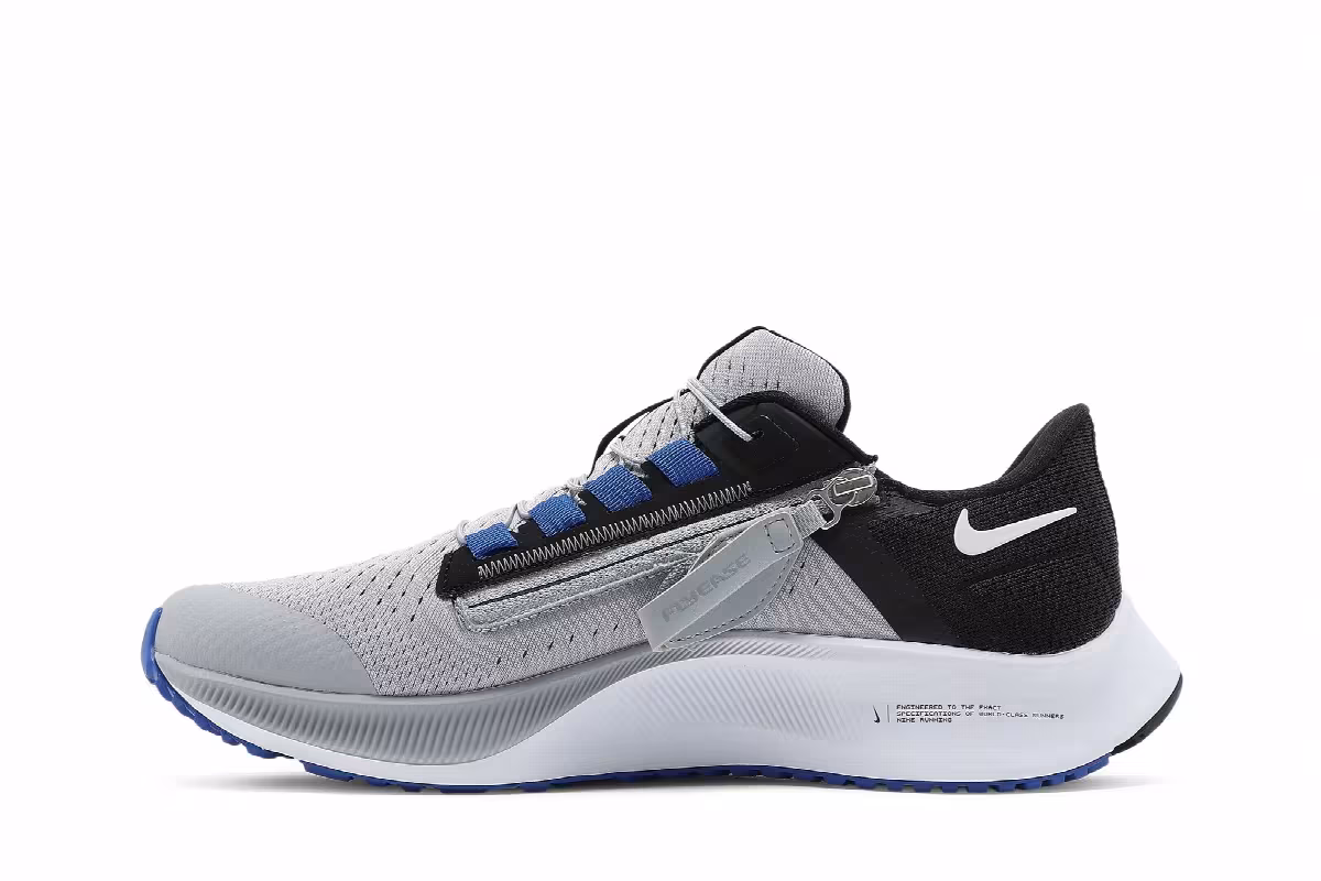 Nike Air Zoom Pegasus 38 FlyEase Wolf Grey Hyper Royal, view 4