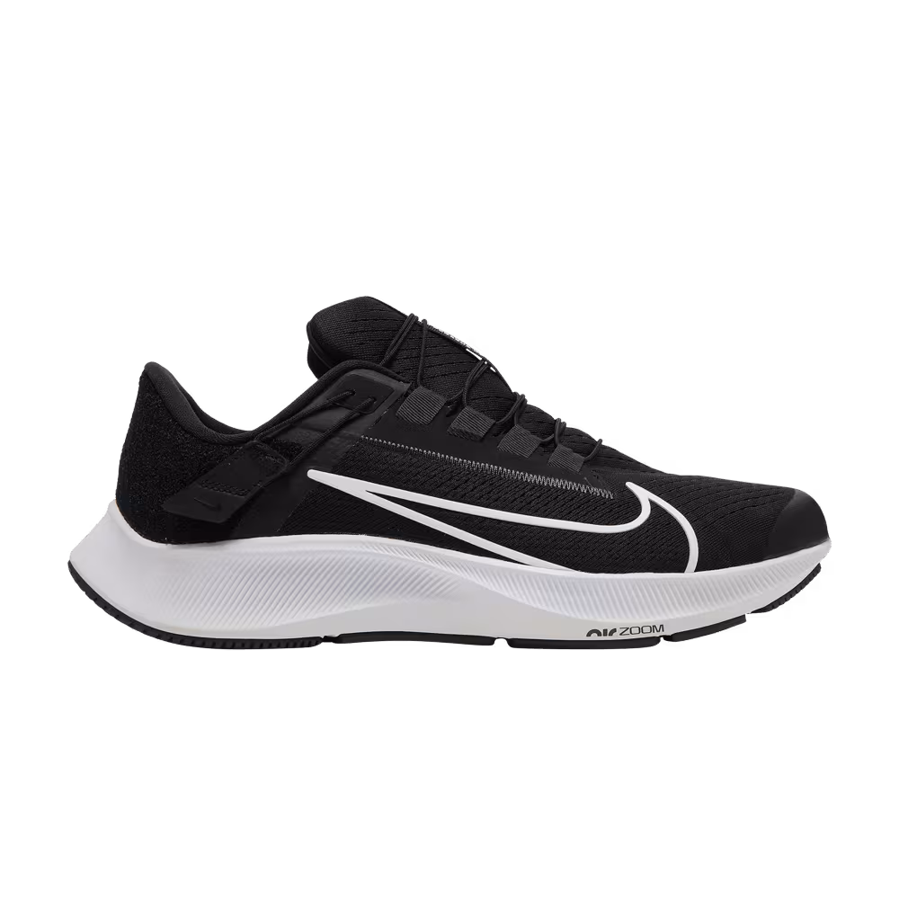 Nike Air Zoom Pegasus 38 FlyEase Extra Wide Black White