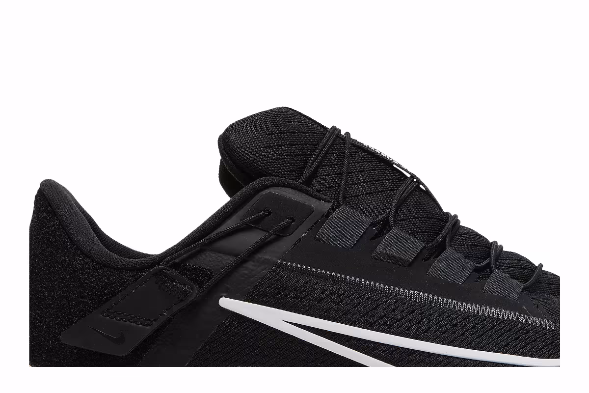 Nike Air Zoom Pegasus 38 FlyEase Extra Wide Black White, view 3