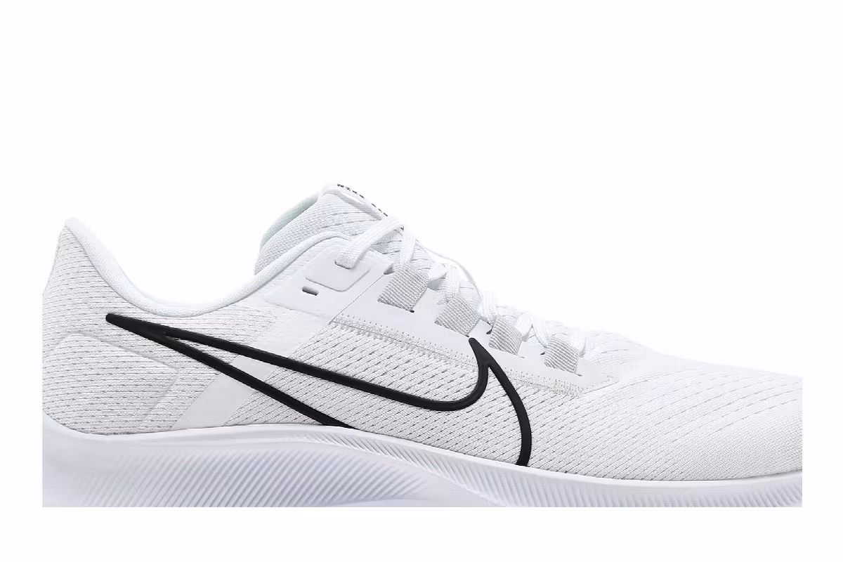 Nike Air Zoom Pegasus 38 White Black, view 3