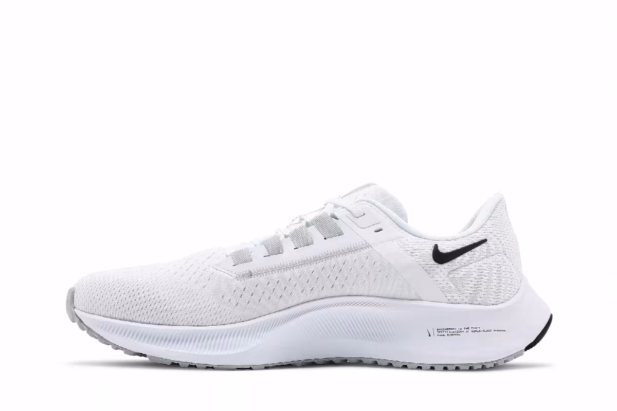 Nike Air Zoom Pegasus 38 White Black, view 4